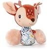 LILLIPUTIENS - Mini sonaglio Stella Il cerbiatto - Giocattolo sensoriale per Neonati - Stimola la Vista, l'udito e la motricità - Ideale dalla Nascita - Peluche Morbida e Divertente da Scoprire 83479