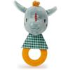 LILLIPUTIENS - Sonaglio da dentizione Joe Il Drago - Giocattolo sensoriale per Bambini con Anello da dentizione, Rumore di Carta e Campanellino - A Partire da 3 Mesi - 83484