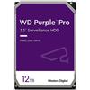 Western Digital WD Purple Pro 12TB per Smart Video, Hard Disk interno da 3.5", Tecnologia AllFra