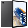 Galaxy Tab A8 Tablet Wi-Fi RAM 4 GB 128 GB, Android 11, Grigio, 10.5 Pollici, 20