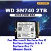 WD 2TB M.2 2230 SSD NVMe PCIe4x4 PC SN740 For Steam Deck ASUS ROG Flow X Ally Z1