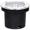 Wisdom Segnapasso carrabile Led 7W da incasso Rotondo Argento satinato IP65 Bianco freddo 6000K Wisdom
