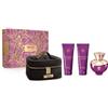 Versace Dylan Purple Cofanetto 100 ml, Gel Doccia 100ml + Latte Corpo 100ml + Beauty-Bag