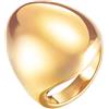 Esprit Anello da Donna in Acciaio Inossidabile, Oro, Misura 18