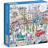 Galison Michael Storrings Christmas in Paris 1000 Piece Foil Puzzle: 1000 Pieces