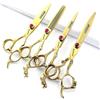 SHARONDS Forbici per capelli super taglienti 6/7/7.5/8/9 pollici, fornendo una sensazione stabile.. (6 pollici -4pc)