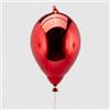 EDG Decorazione Palloncino Vetro Rossa h32 Edg Cod.683843.40