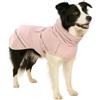 Flamingo Cappottino Cane Cujo Rosa - A:55cm B:58cm C:64-74cm - Poliestere - Idrorepellente - Bande Riflettenti - Strato Isolante