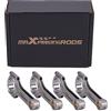 maXpeedingrods 4 Pezzi Bielle H-fascio Connecting Rods Forgiato per Opel Calibra 2.0L per Vauxhall Astra Zafira 2.0 C20LET Z20LET C20XE + ARP 2000 Bulloni