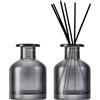 DEARBAG 2 PCS Bottiglie di Diffusore Nero Vetro Vuote per Diffusori, 150ML Flaconi per Diffusore in Vetro, Contenitore per Oli Essenziali Aromaterapia Vaso Fragranze per la Casa (Grigio)