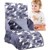 HEYOUTH Rialzo Sedia Bambini da Tavolo,Cuscino Rialzo Sedia per bambini,Alzasedia Bambini,Seggiolone da Viaggio,con spallacci e schienali,per seggiolini da pranzo