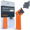 Presch Raschietto fughe incl. 3 lame - Per la rimozione precisa dei giunti grazie all'elevata nitidezza - Facile cambio delle lame - Raschietto silicone per sigillanti morbidi come acrilico e silicone