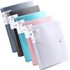 Azonelife 5 pezzi Camicie da Progetto con 200 Buste Trasparenti, Libri Display PP Camicie A4, Libro di Presentazione A4 con Corda di Sicurezza, Protezione Documenti Multicolore, Cartelle di Vista Progetto