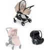 Cam Trio Cam Fluido Easy Rosa con fiocco Cuore beige