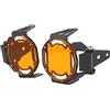 KIMISS Vite-Protezione Fendinebbia per Moto, Copertura Protettiva per Lampada a LED Adatta per R1200GS/R1250GS Adventure LC Ecc(arancia)