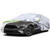 JUDANNA Telo Copriauto Outdoor Impermeabile Adatto per Ford Mustang 2005-2025, Estate Copertura Completa Telo Copriauto Telo di Copertura Outdoor Protezione da Pioggia Sole Polvere Protezione UV