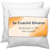 CDV Casa di Venere Interno Morbido Cuscino Divano 40 x 40 CM con Imbottitura, 100% Made in Italy (2, 40 x 40 cm)