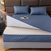 ELYSYSRL Coprimaterasso Matrimoniale con Cerniera 160x190/180x200 Copri Proteggi Materasso Imbottito, Singolo Proteggi Materasso con Angoli Letto Traspirante Lenzuolo Lavabile(Blue,90x190+20cm)