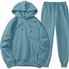 Generic Tute Invernali Uomo Felpate Taglie Comode Uomo Tute Sportive da Passeggio Completo Uomo Sportivo Maglie Uomo Invernali Completino Sportivo Uomo Tuta Uomo Completa Invernale (XXL, BU2)