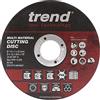 Trend Disco da taglio multimateriale per smerigliatrice angolare, diametro 115 m, taglio sottile 1 mm, AD/C115/1/MM, Confezione da 10