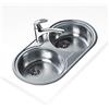 Teka Évier double Teka 220061 80cm Inox Argent Acier inoxydable