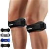 CAMBIVO Tutore Ginocchio Regolabile 2 Pezzi, Fascia Ginocchio, Ginocchiera Rotulea Ortopedica, Cinturino Sottorotuleo Supporto, con Cuscinetto di Compressione per Palestra, Pallavolo, Sport