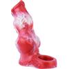 VIVACOCO Silicone Dog Knot Penis Sleeve Penis Enlarger Sleeve con Cock Ring Adulto Giocattolo Del Sesso Realistico Penis Extender Sleeve Uomini Strumento Del Sesso Monster Penis Fodera (E,12CM)