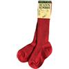 Hirsch Natur Calzino lungo in lana mista cotone bio - col. rosso