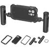 SMALLRIG Kit Dual Handheld per Videocamera per iPhone 16 Pro Max, Rig per Telefono con Maniglia Laterale a Sgancio Rapido Wireless per Registrazione Video/YouTube/Streaming Live/Vlog - 5005