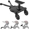 Generic Pedana per passeggino - Passeggino Ride on Platfoorm, poggiapiedi universale per passeggino | 2 in 1 Poggiapiedi per bambini, per passeggino facile da installare per passeggiate fluide
