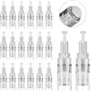 Silkwish 20 cartucce di ricambio per Dermapen - Nano Microneedling aghi di ricambio - Micro Nano aghi ricambi per Microneedling elettrico Dermapen, chiusura filettata, confezione sterile