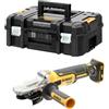 STANLEY BLACK DECKER - DEWALT DEWALT - Smerigliatrice angolare a batteria, 18 V, con 2 batterie Powerstack da 18 V, 5 Ah