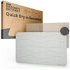 Minismus Tappeto Bagno Assorbente Diatomite - 60x 40 cm Tappetino Bagno Assorbente - Tappeto Doccia Assorbente - Tappetino da Bagno in Pietra - Stone Bath Mat - Tappeto Farina Fossile Bagno
