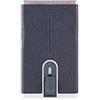 PIQUADRO Black Square Porta carte di credito RFID pelle 6 cm