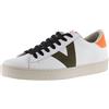 victoria Sneaker Berlin Pelle & Pezzi Fluo & Lacci Colorati A Contrasto 1126171 per Donna Pomelo 36