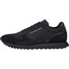 Tommy Hilfiger Uomo Sneakers Running New Eva Mix Flag Scarpe, Marrone (Ebony Brown), 44