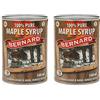 MapleFarm Puro sciroppo d'acero Canadese Grado A (Dark, Robust taste) - Pack x 2 Lattine 540 ml (714 g) - Pure maple syrup - Puro succo d'acero