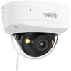 Reolink 5MP Telecamera Esterno PoE con Faretti, IK10 Antivandalo, Visione Notturna a Colori, Audio Bidirezionale, Rilevamento di Persona/Veicolo/Animale, Time Lapse, No Costi Mensili, RLC-540A