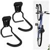 Sinoer set da 2 supporti per bicicletta verticali per bicicletta, gancio per bicicletta, resistente scaffale per la casa, montaggio a parete, supporto per bicicletta, supporto per il garage