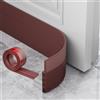 AOTUAO Paraspifferi Sottoporta, Paraspifferi Porta Blindata 500*5cm, Risparmiare Energia Paraspifferi Porta Ingresso, Paraspifferi Sottoporta Blindata Autoadesiva, Riduce il Rumore,anti Freddo-Marrone
