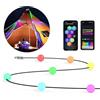 YOOWARM Catena luminosa intelligente a LED USB, 10 m, 66 LED, RGB, per interni ed esterni, con sincronizzazione musicale, catena luminosa colorata con telecomando e app per Halloween, Natale, matrimoni, feste