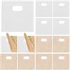 GORGECRAFT 60PCS Kit di Linguette Trasparenti per La Riparazione di Tende Verticali Fissatore Trasparente per Tende Verticali Sostituzione A Scatto per Tende Verticali Lamelle di Ricambio Pannelli