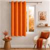 MIULEE Tende Oscuranti per Interni 1 Pezzi 140x175 CM, Tenda Curcuma Coprente Termiche Isolanti per Interno con Anelli, Tenda Oscurante Finestra Camera da Letto Salotto