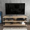 Hanah Home Supporto per TV, melammina, Quercia Nera, Taglia Unica