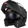 ORIGINE Casco Moto Modulare Bluetooth Omologato ECE Voice Dial Casco Moto Chiamata Vivavoce (SOLID MATT BLACK,XL)