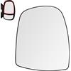 SENZEAL Vetro Specchio Retrovisore Riscaldabile Lato Superiore Destro per Renault Trafic MK2 Opel Vivaro A Nissan Primastar 2001-2014 9636500QAK 7701052624 4410618 (Superiore Destro)