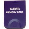 CHILDMORY 64M Memory Card for Wii NGC Gamecube Console Purple