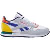 Reebok Classic Leather, Scarpe da ginnastica Unisex - Bambini e ragazzi, FTWWHT/UNIBLU/FTWWHT, 36.5 EU