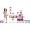 Barbie La Pasticceria Playset con Bambola Bionda, Isola per Cucinare, Forno e Accessori, Giocattolo per Bambini 4+ Anni