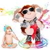 SWTOIPIG Peluche a forma di scimmia danzante, scimmia canterina, giocattolo a forma di scimmia per bambini e adulti, regalo, decorazione per la casa, che balla, canta, scuote il corpo e suona la